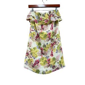 J. Crew Marbella Strapless Cover Up Size Small